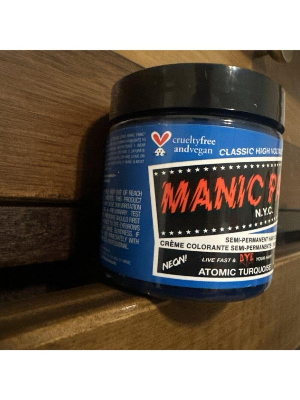 Manic Panic Atomic Turquoise 4 fl.oz Semi Permanent Hair Color Sealed NEW - Picture 3 of 5